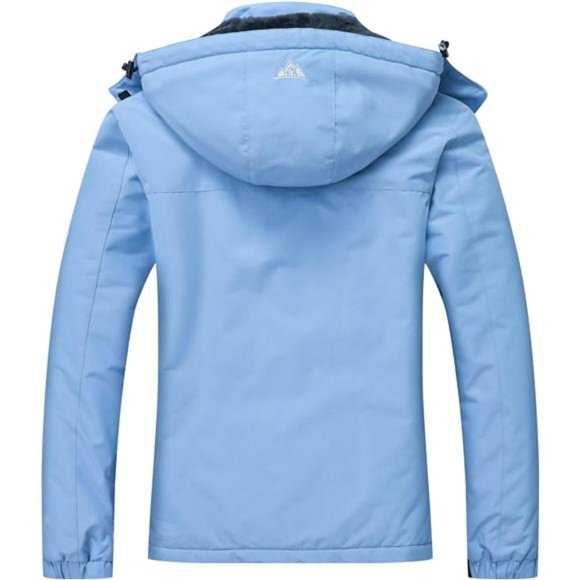 Women's Plus Size Warm Winter‎ Coat Hooded Waterproof Ski Jacket Mountain - Picture 4 of 4